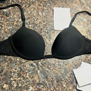 La Perla Reggiseno Push Up Bra Black US size 36C **brand new with tags**